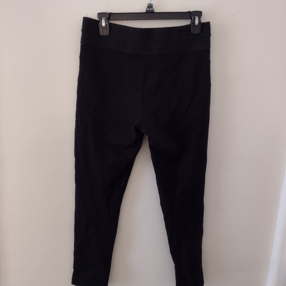 Zara Basic Black High Waisted Wide Waistband Leggings Size L - Picture 4 of 8